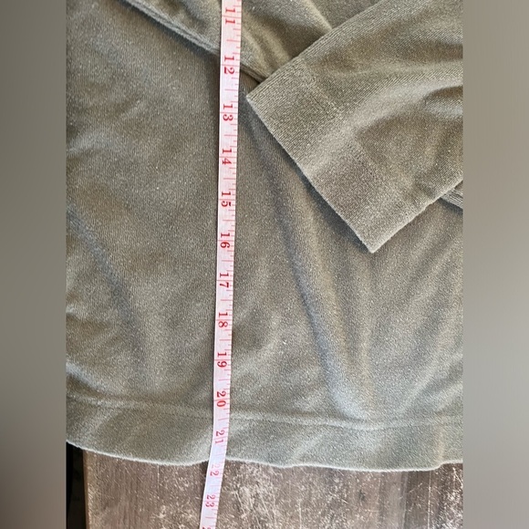 Love & Lore Long Sleeve Pale Green Terrycloth Hoodie Small - Picture 9 of 9